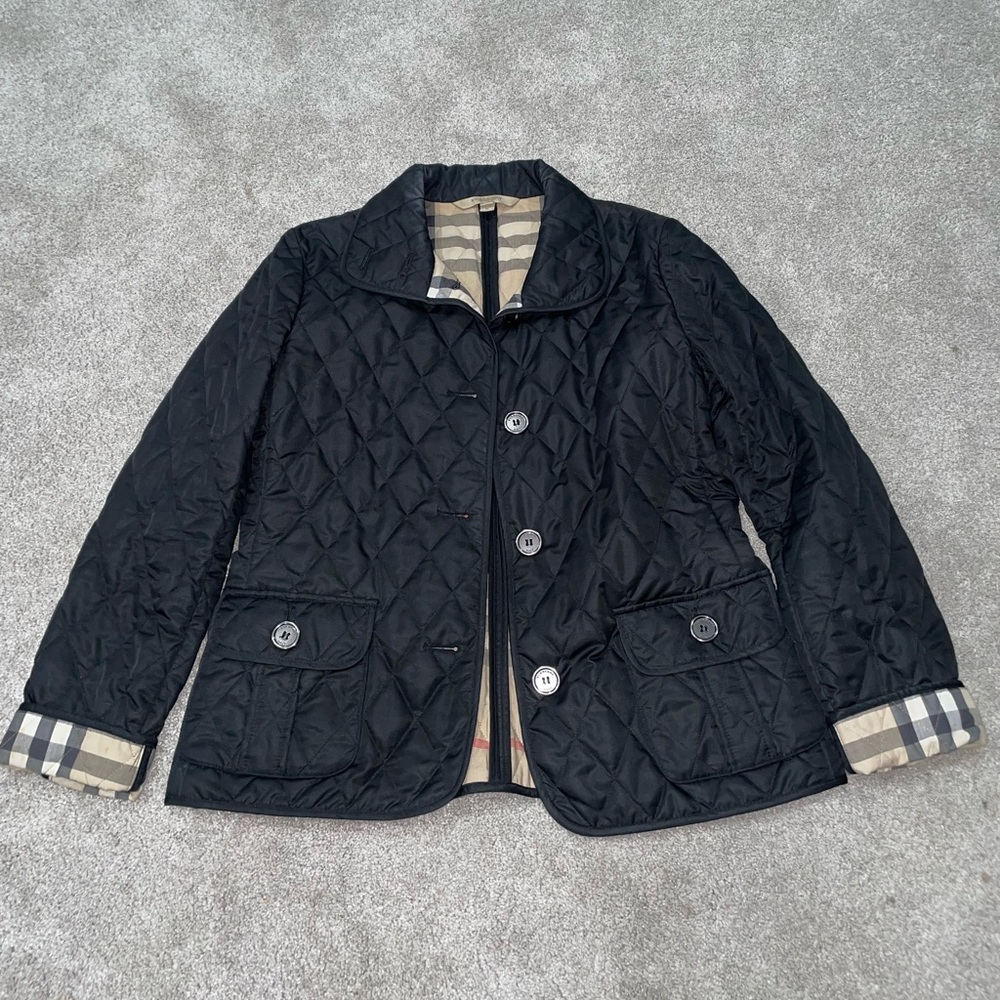 Burberry Brit Quilted Jacket Size Medium